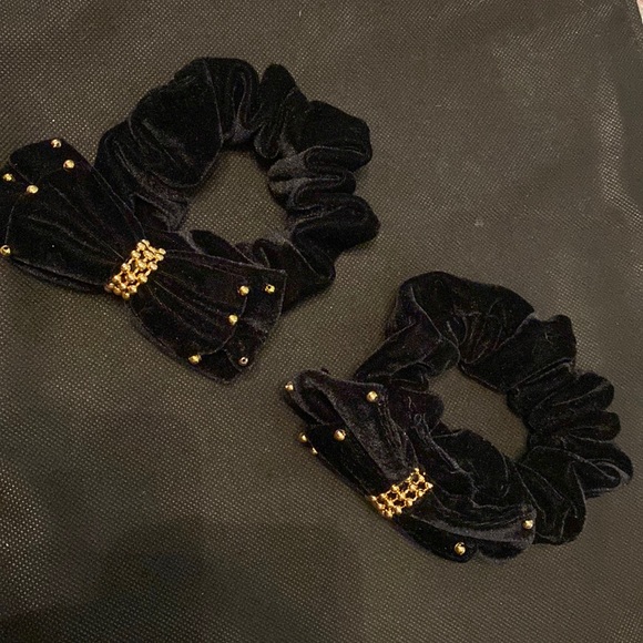 #2 - Variety black hair bands, O-Pony Bling Ring, JA Barrett - set of 6 - Picture 15 of 16